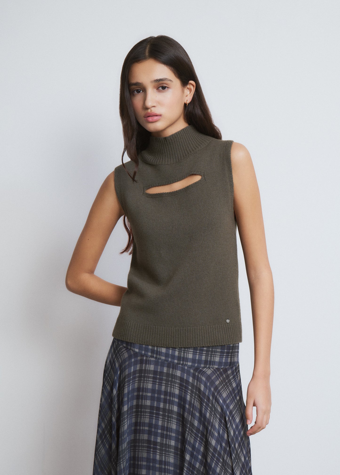 Top cut-out verde
