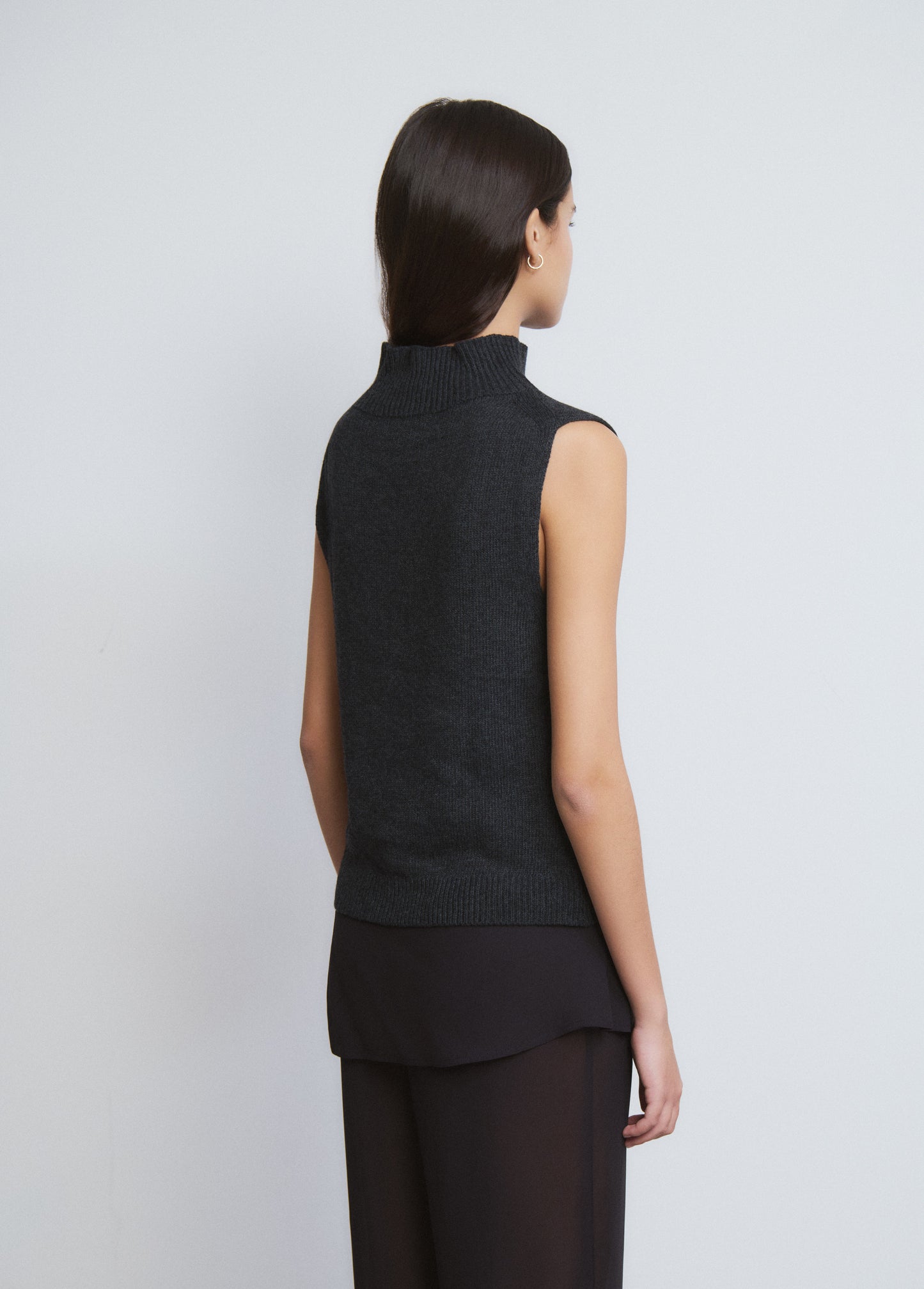 Top cut-out gris