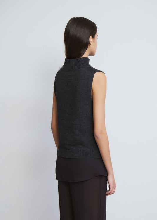 Top cut-out gris