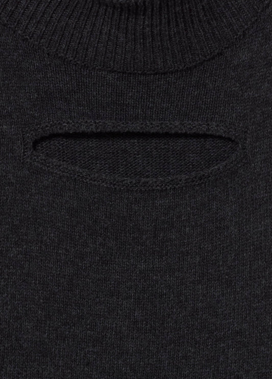 Top cut-out gris