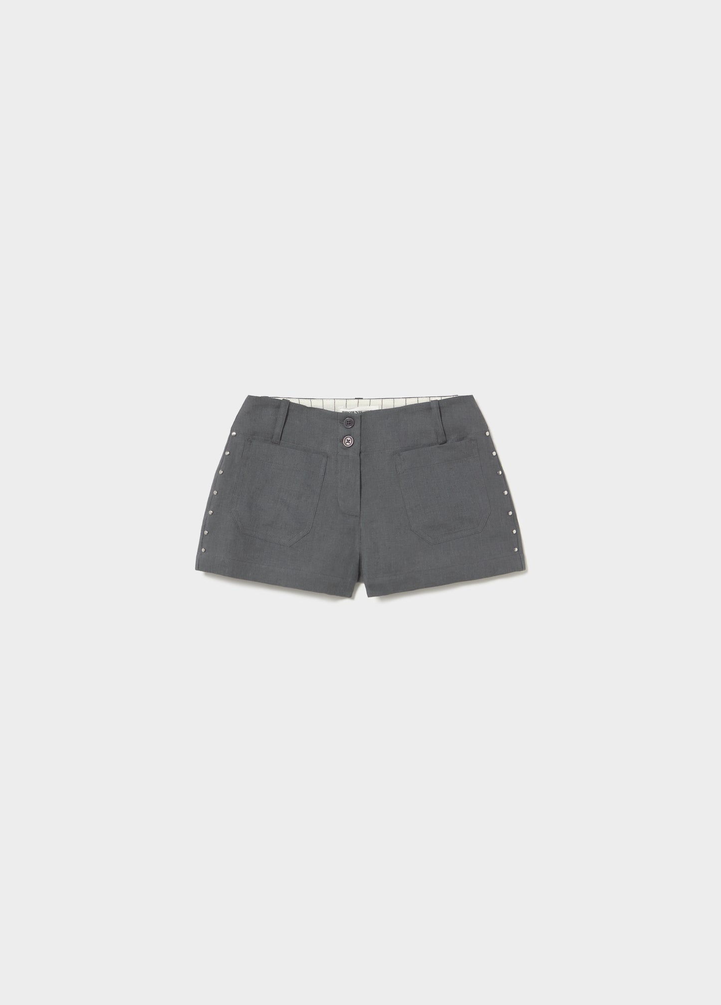 Short tachas lino