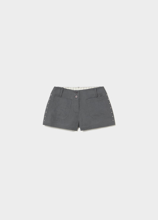 Short tachas lino