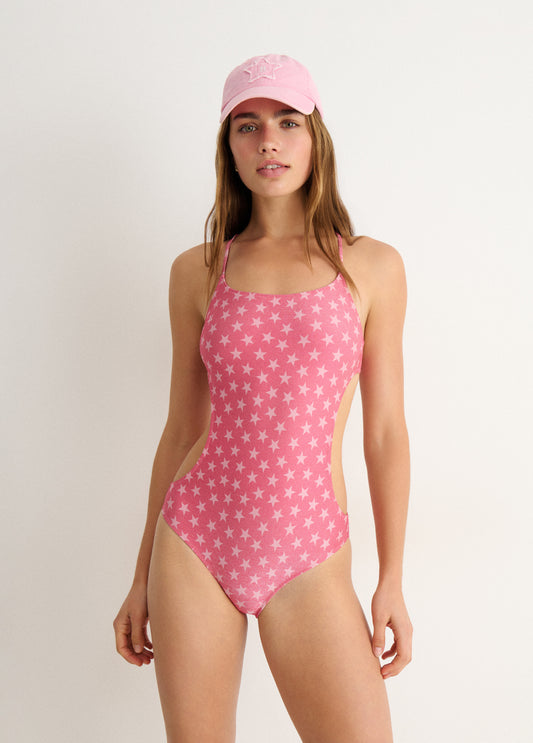 Banador cut out estrellas hilo met