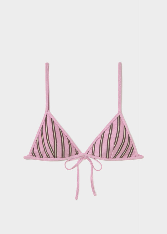 Top bikini raya con lurex