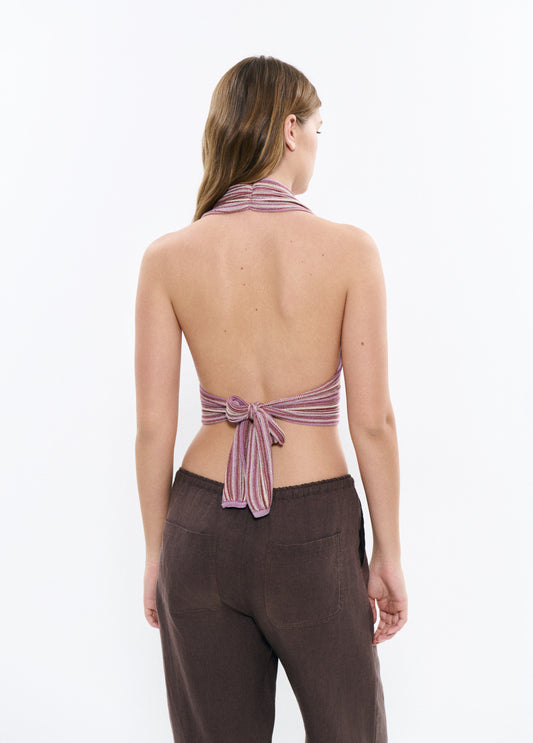 Top halter pañuelo