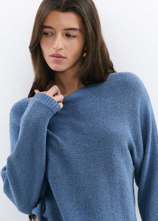 Jersey slouchy hilo textura