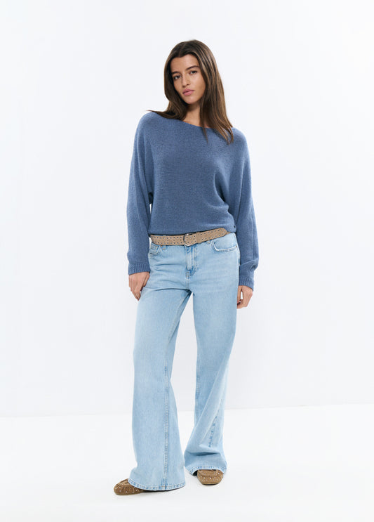 Jersey slouchy hilo textura