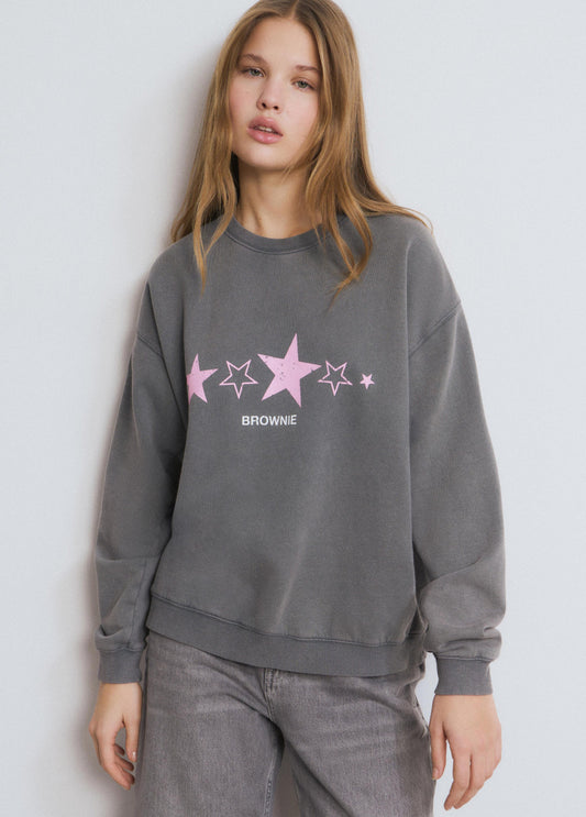 Sudadera logo estrellas