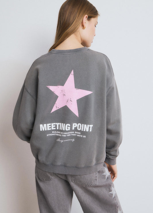 Sudadera logo estrellas