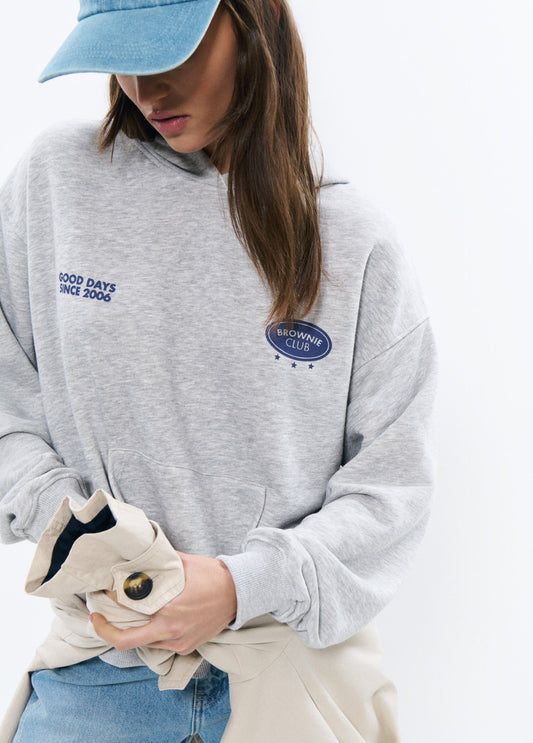 Sudadera capucha print perrito
