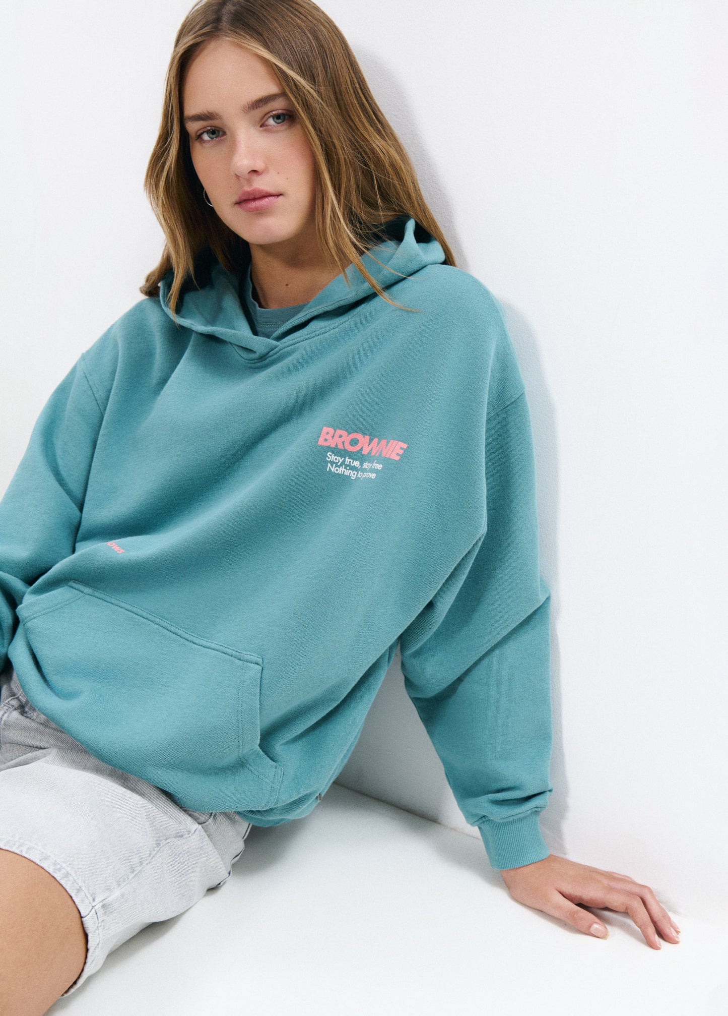 Sudadera capucha print aguila