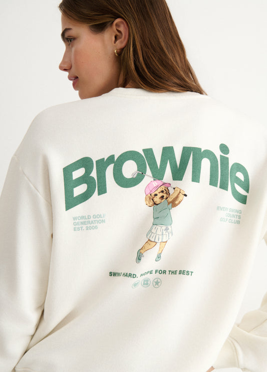 Sudadera print perro golf