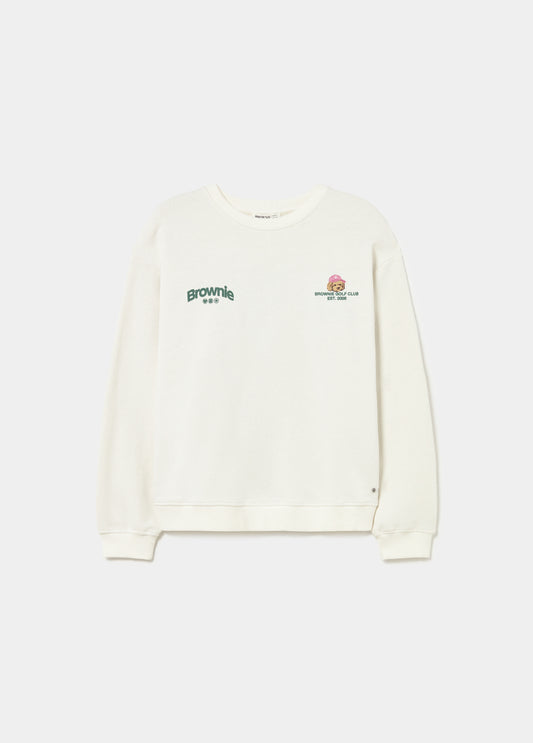 Sudadera print perro golf