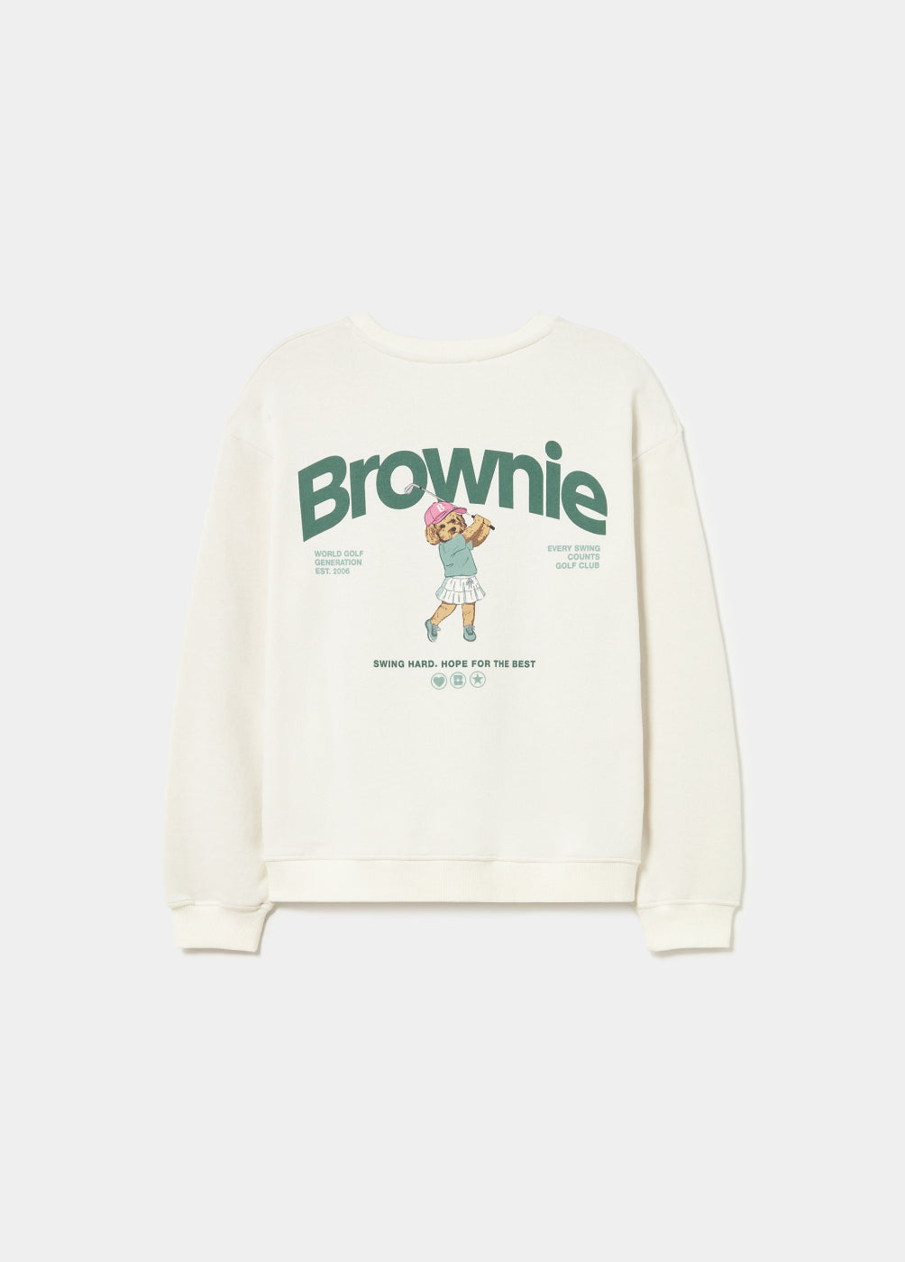 Sudadera print perro golf