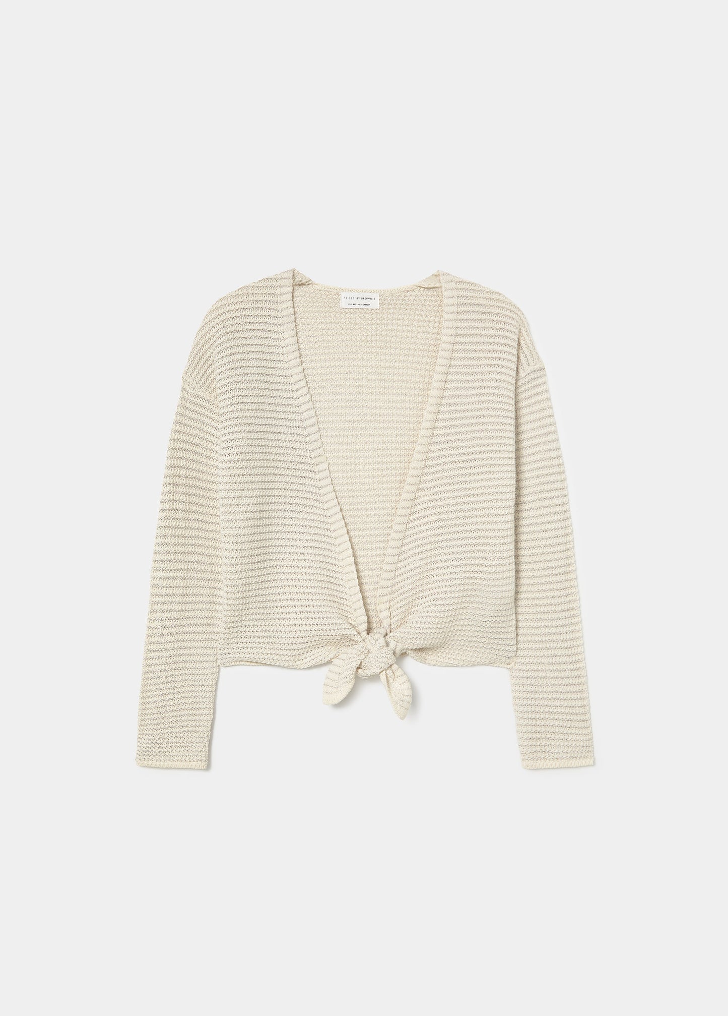 Chaqueta punto cruzada