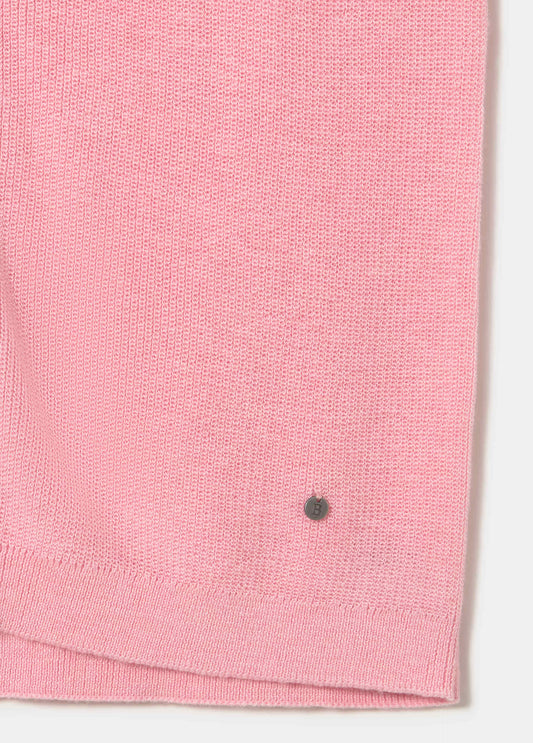 Chaqueta punto botones manga corta