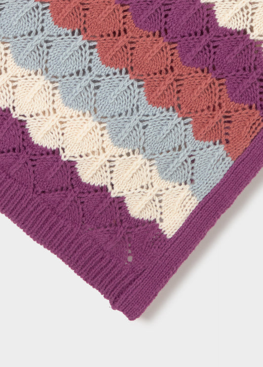 Top asimétrico punto colores