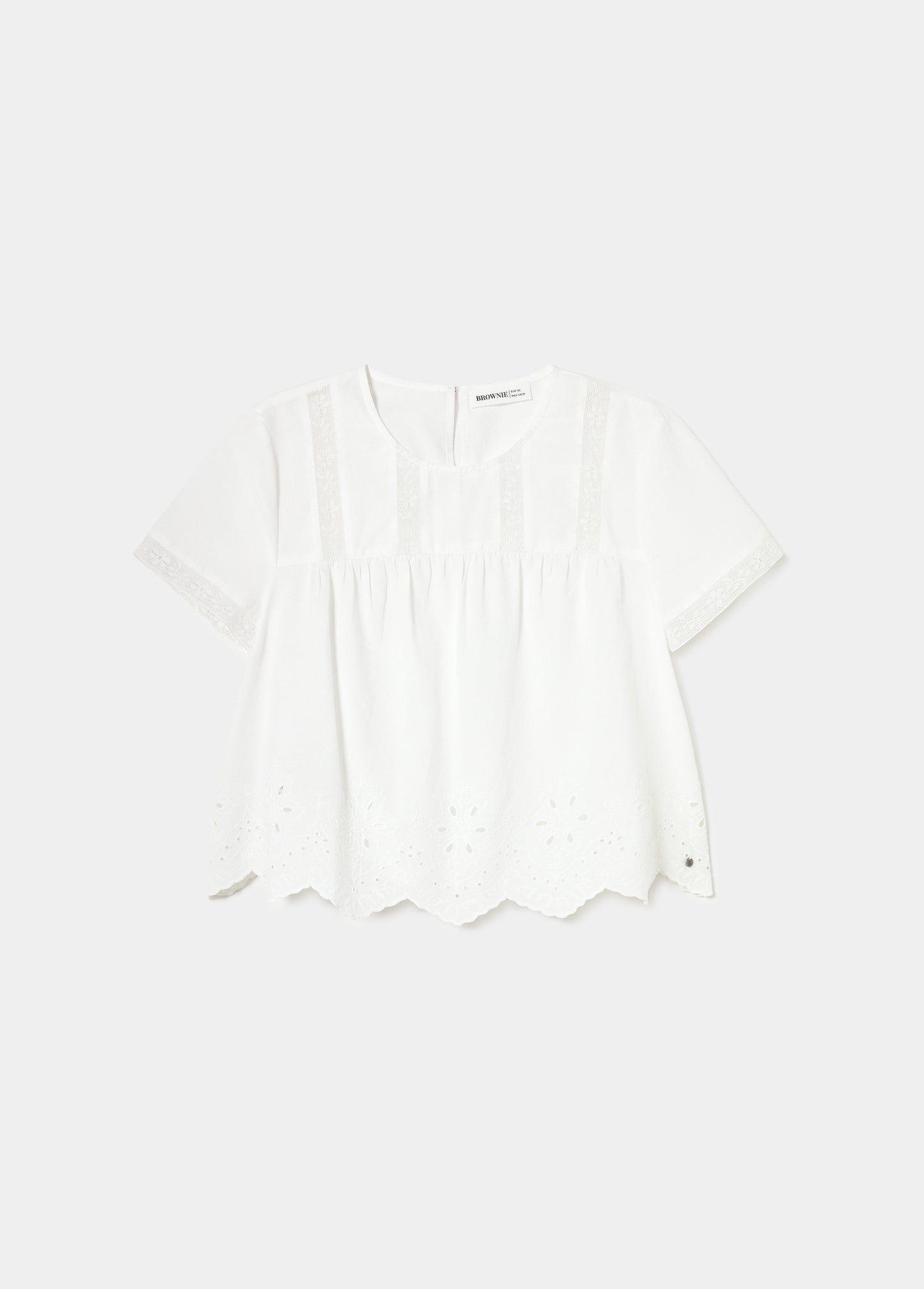Blusa detalle laces
