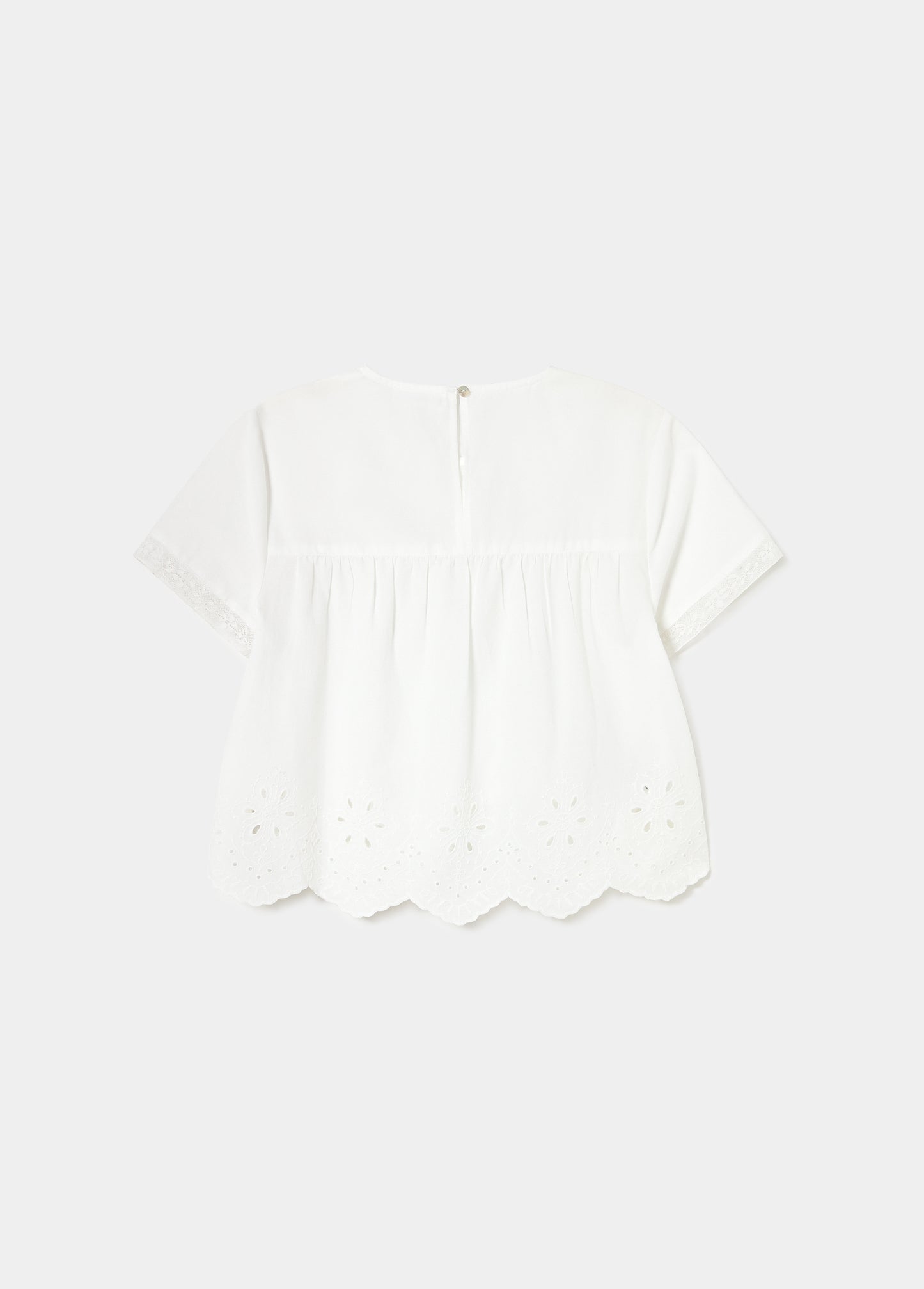 Blusa detalle laces