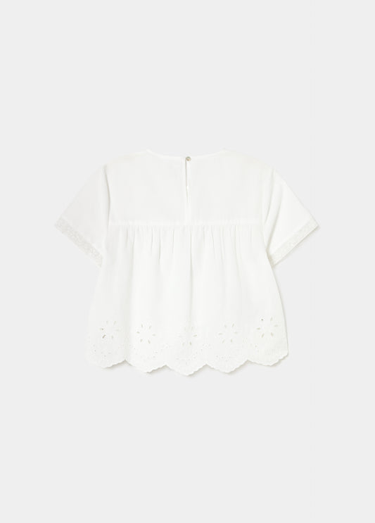 Blusa detalle laces