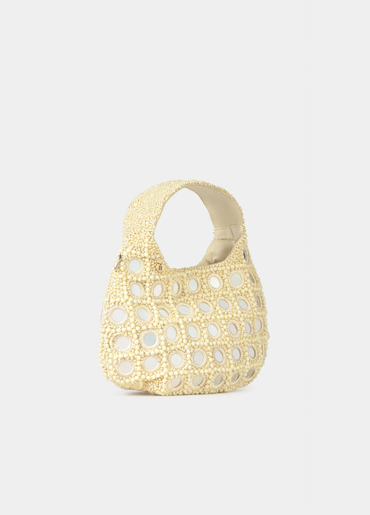 Bolso beads y espejos