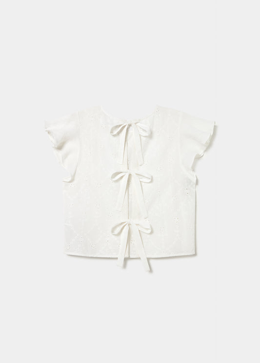 Blusa lazos espalda