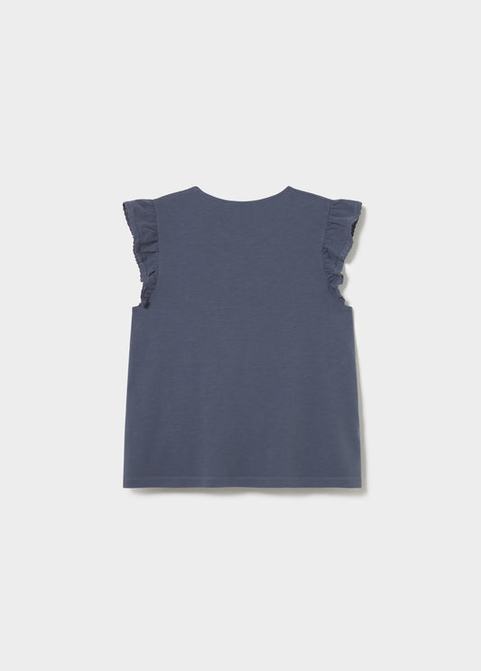 Camiseta volante puntilla