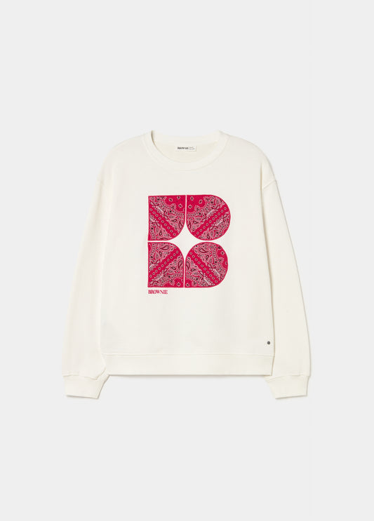 Sudadera bandana bordada