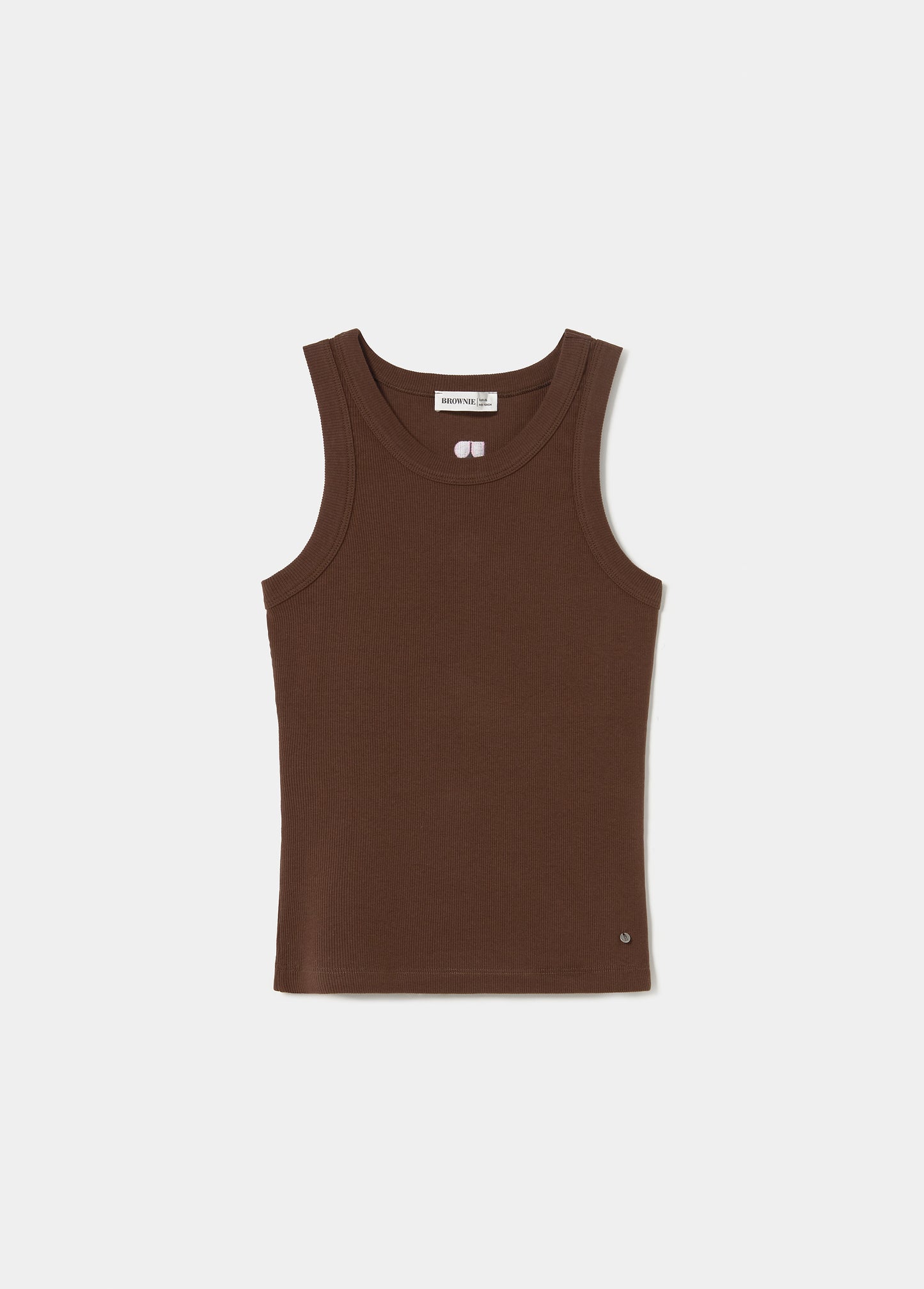 Tank top basico marron