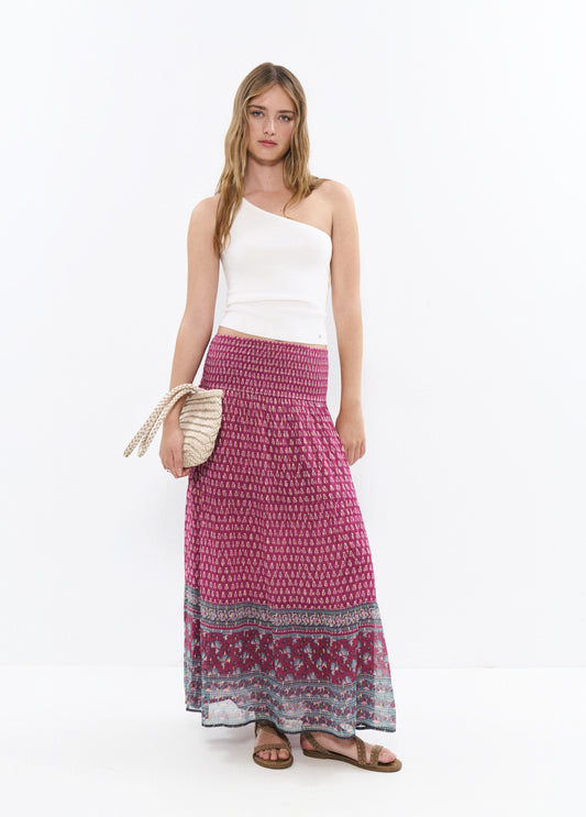 Falda larga indio