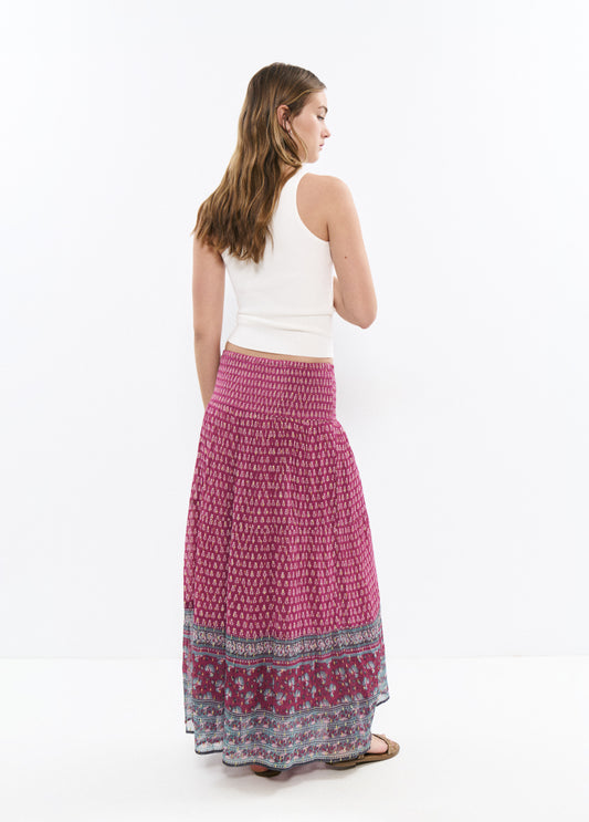 Falda larga indio