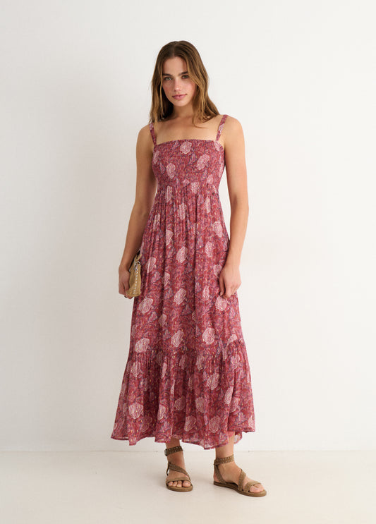 Vestido tirantes floral