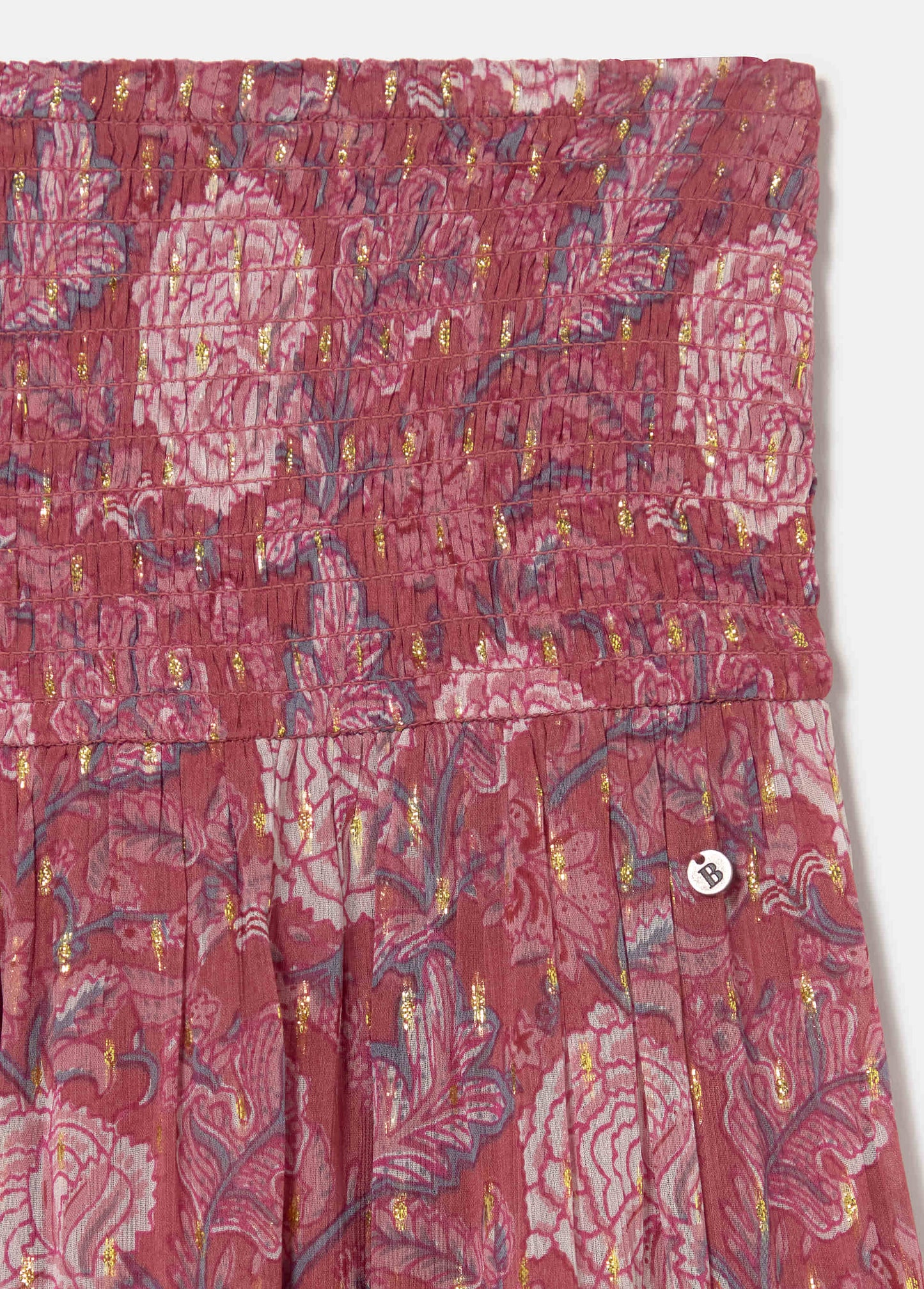 Falda larga smock