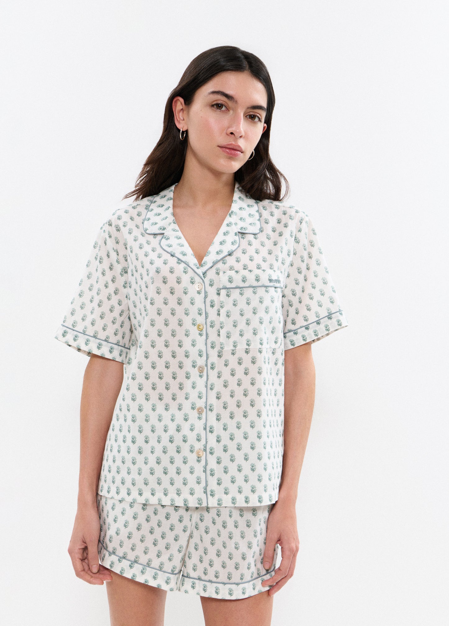 Pijama manga corta