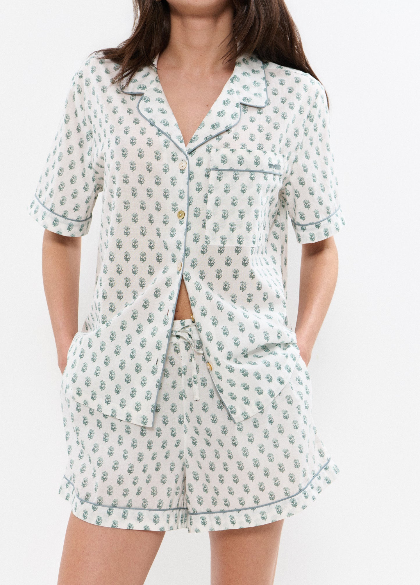 Pijama manga corta