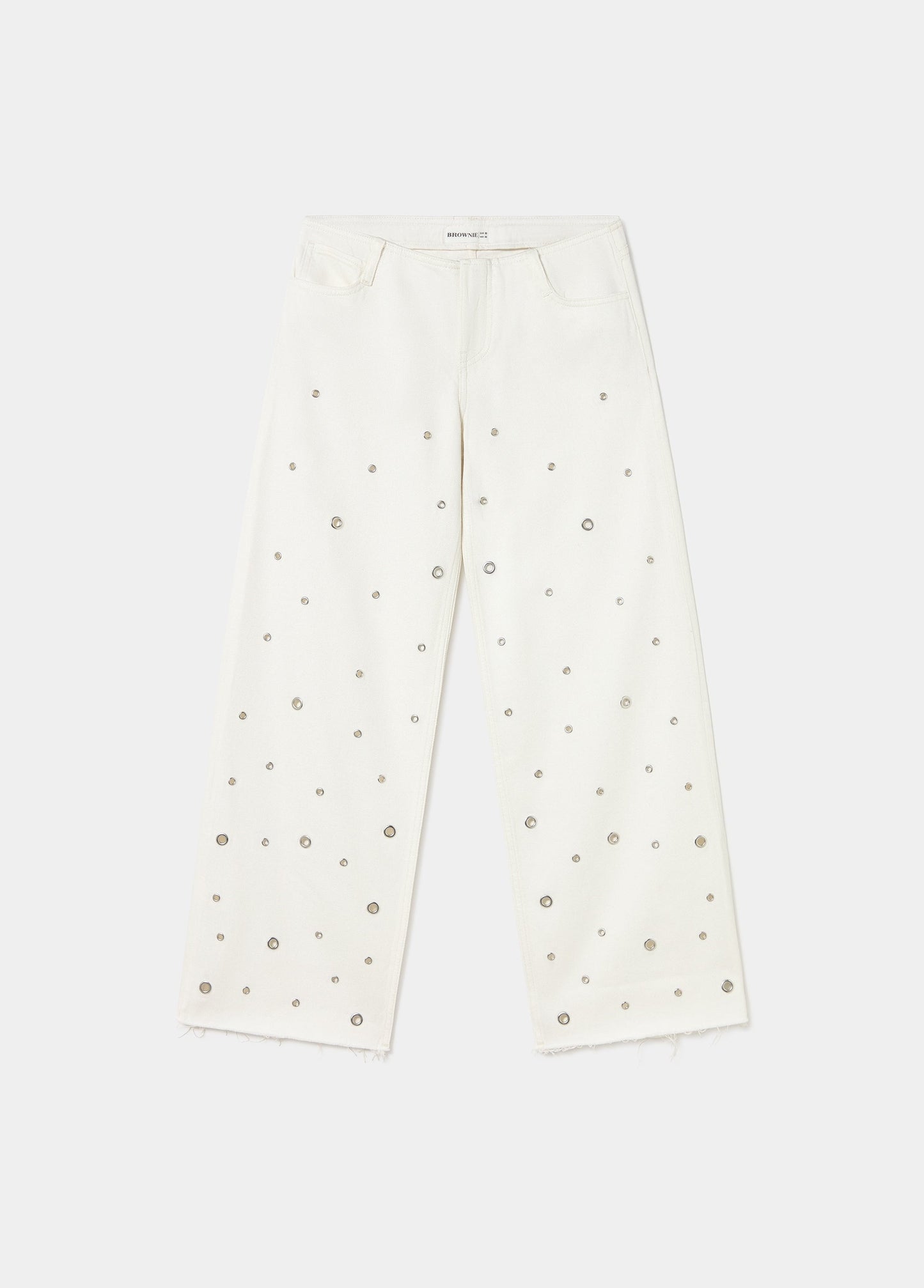 Pantalón eyelets allover
