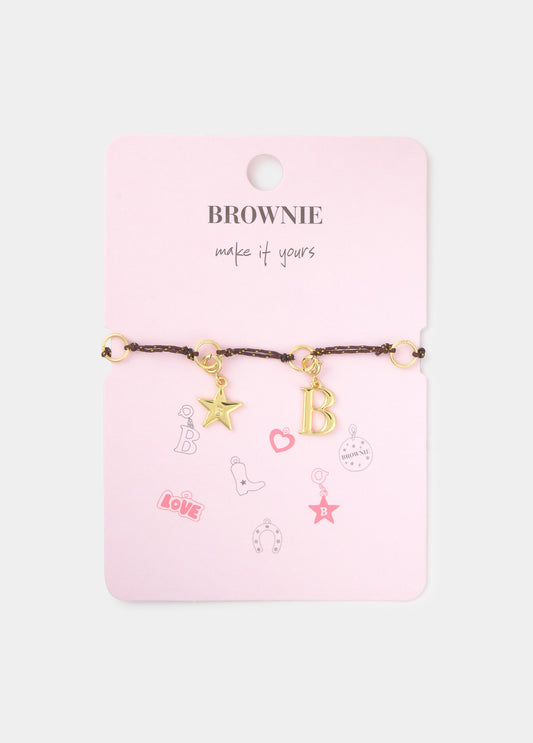 Pulsera cuerda charms