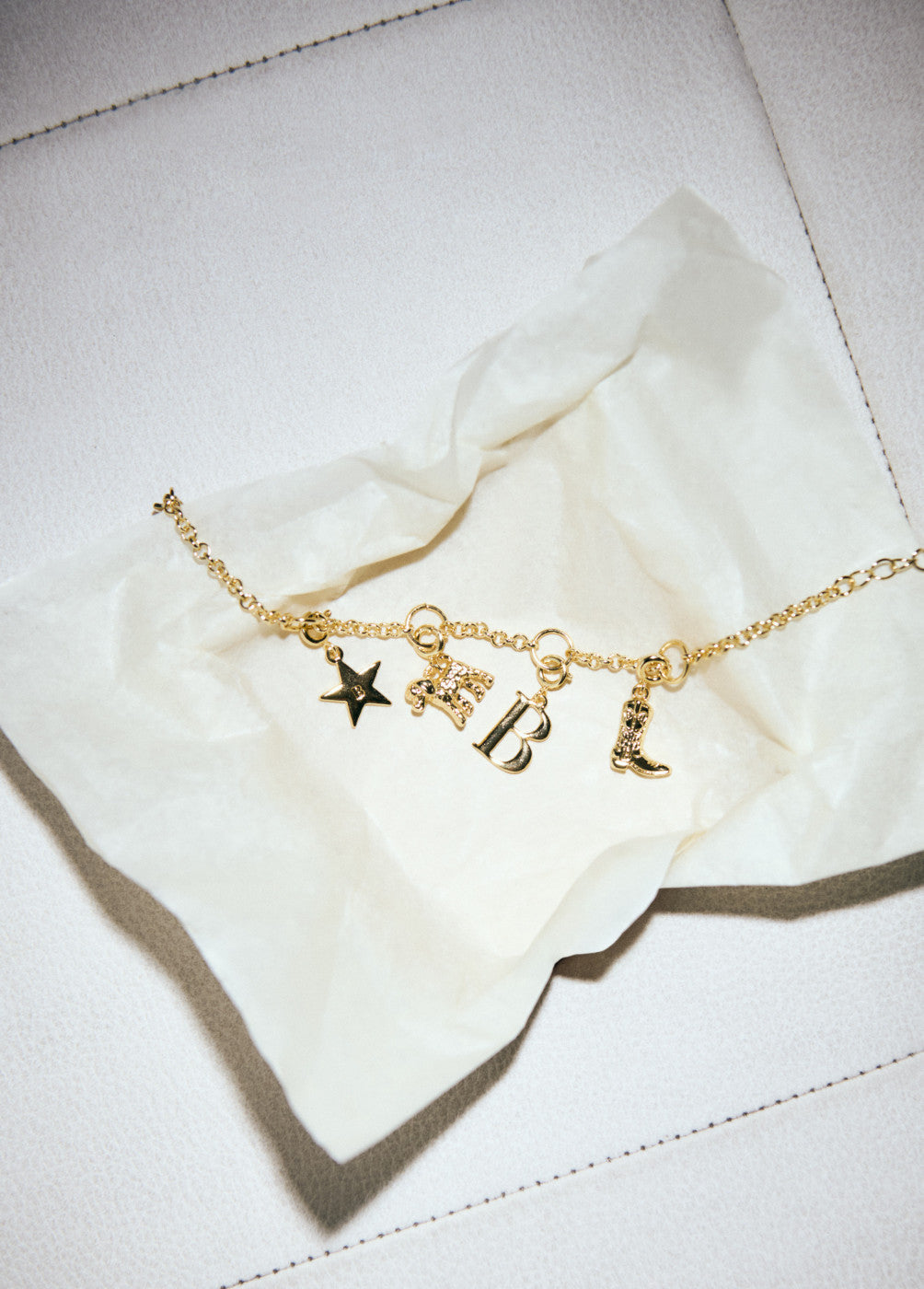Pulsera cadena charms