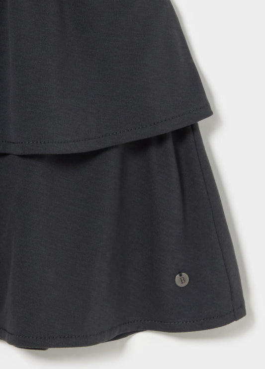 Top halter multivolantes