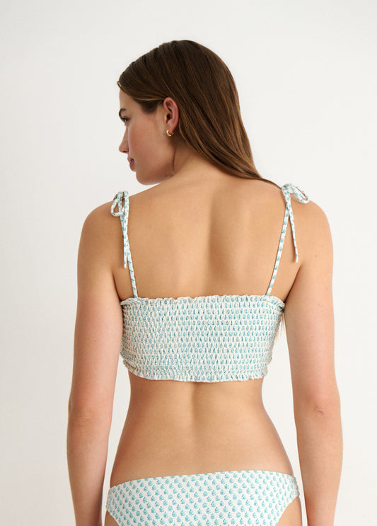 Top bandeau smock