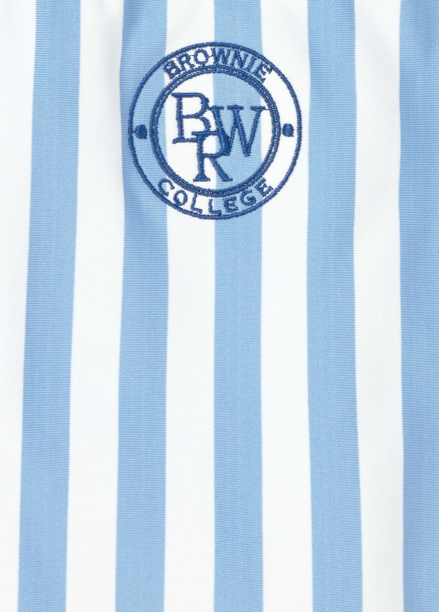 Bañador rayas bordado brownie