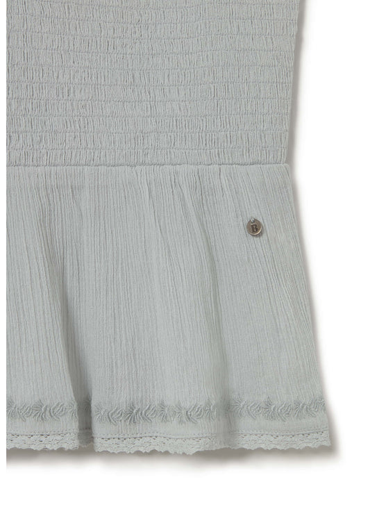 Blusa smock bordado