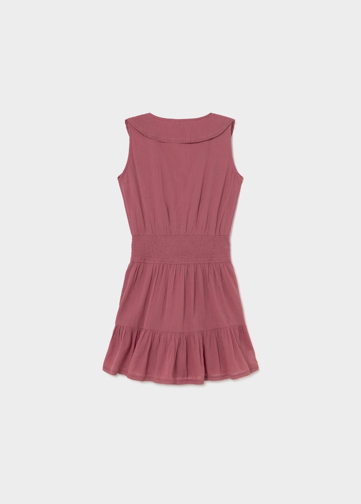Vestido corto volantes