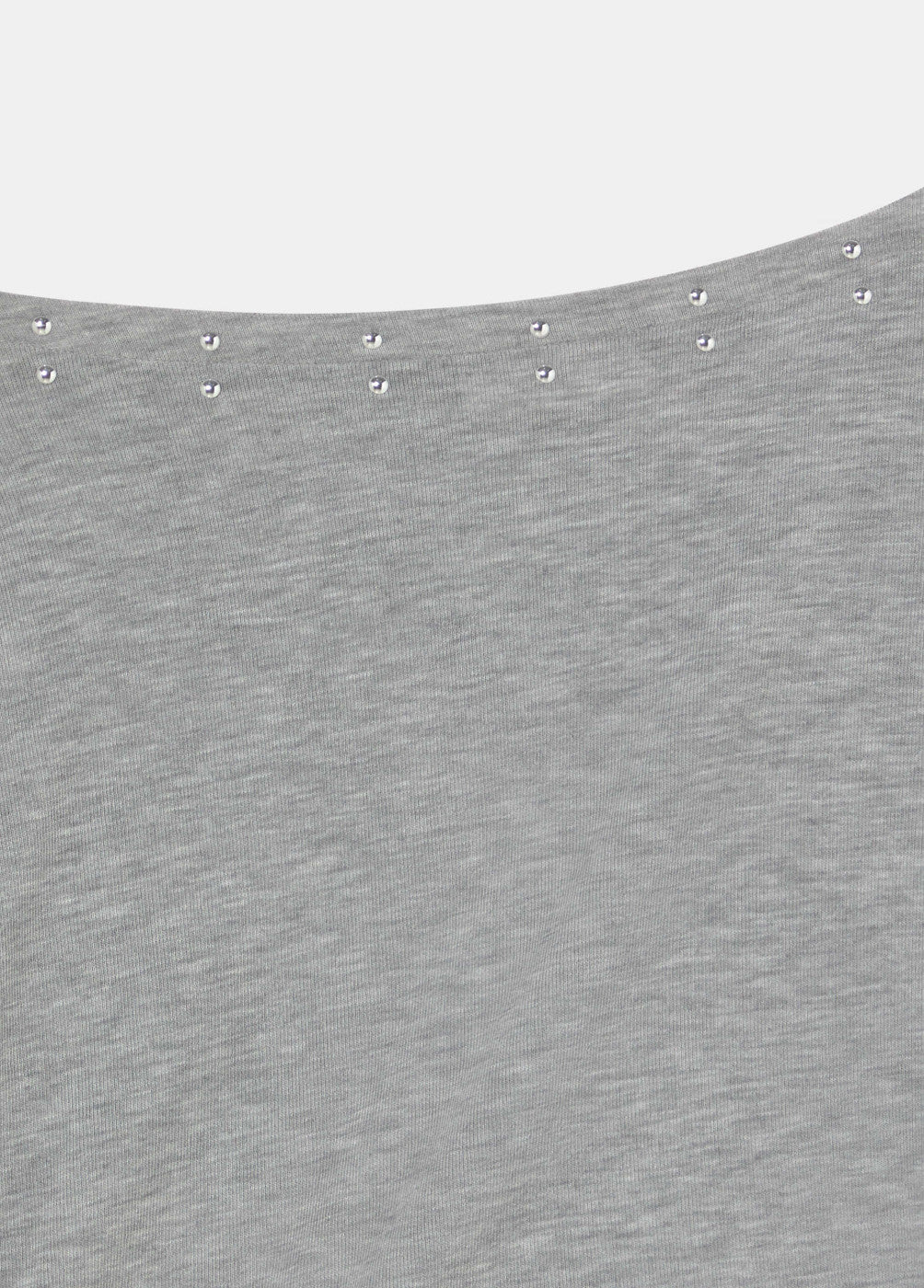 Camiseta asimétrica tachas