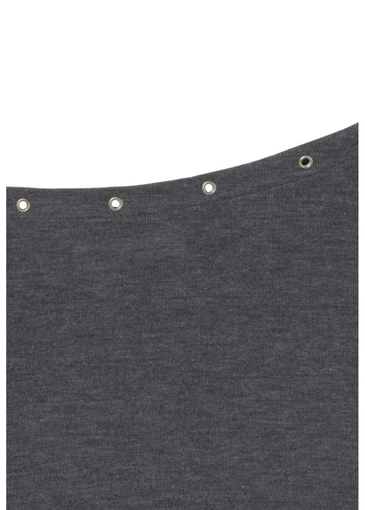 Camiseta asimétrica eyelets