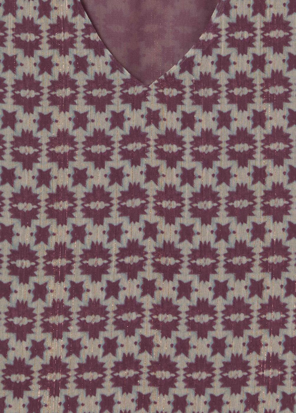 Blusa estampada choker