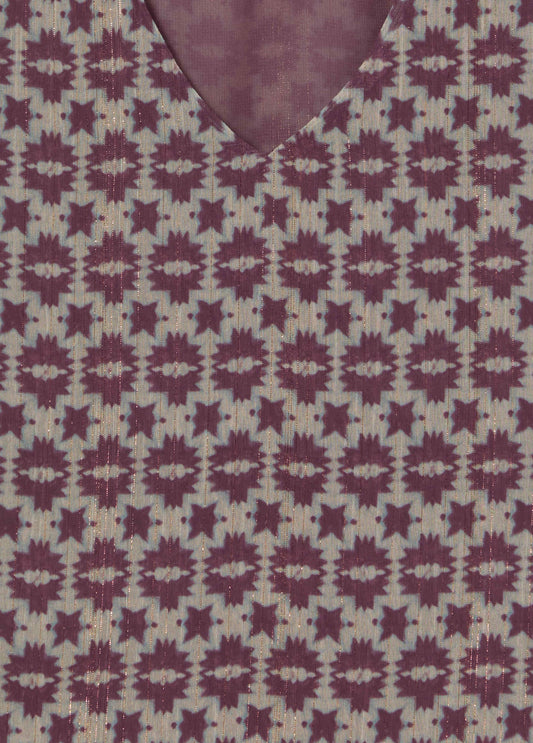 Blusa estampada choker