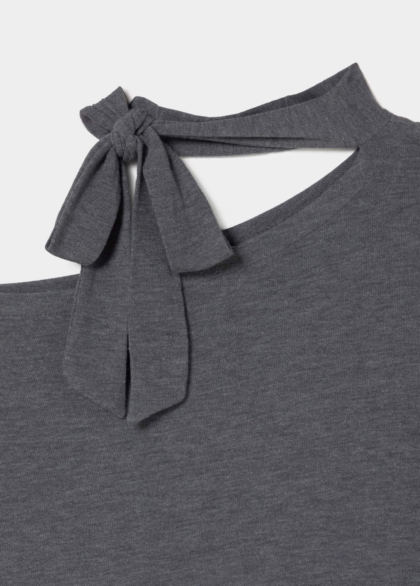 Camiseta asimétrica bufanda