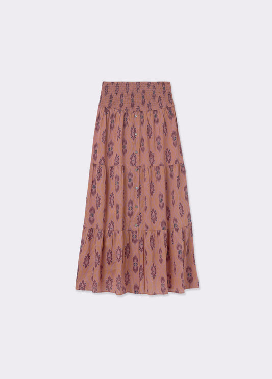 Falda larga estampado