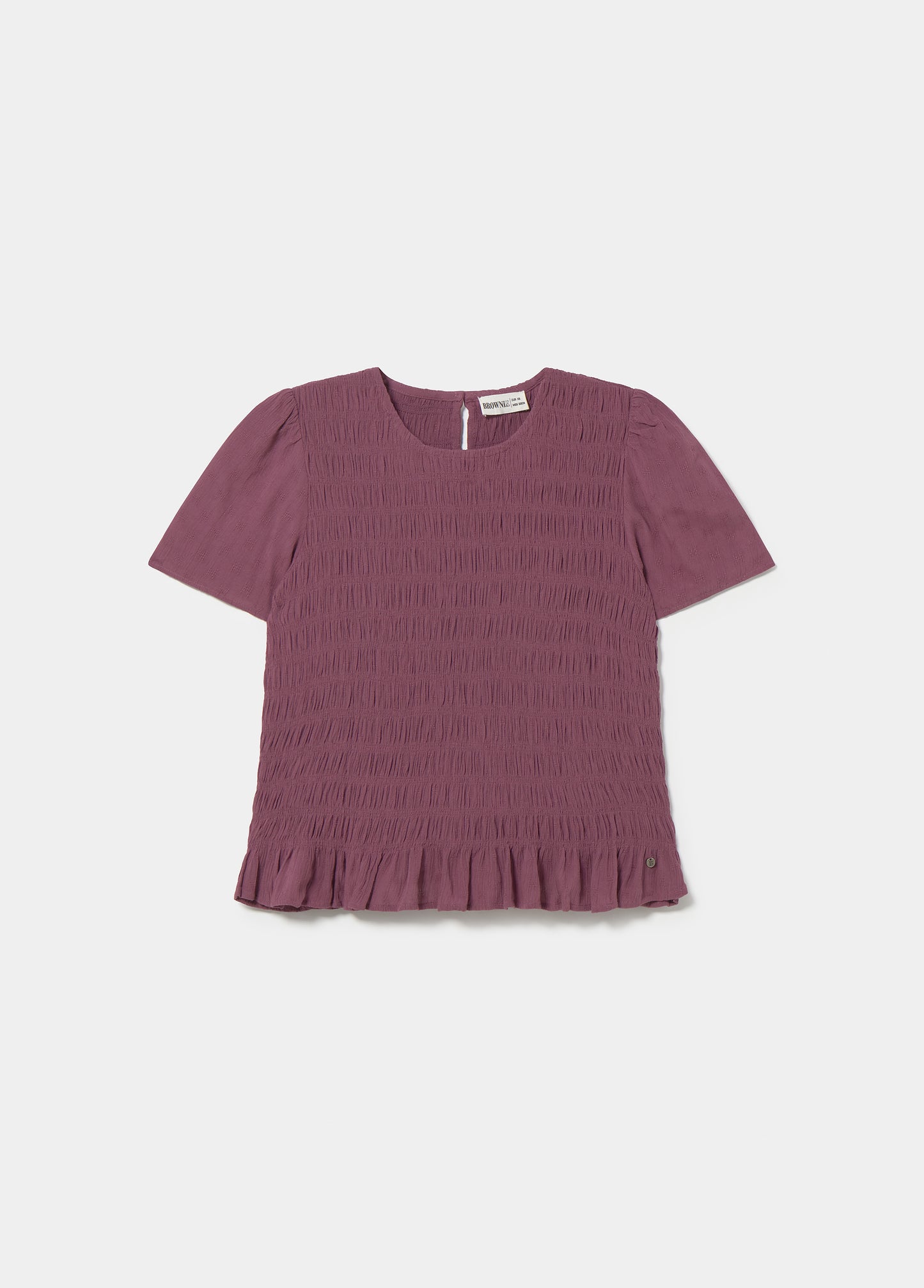 Blusa algodón smock